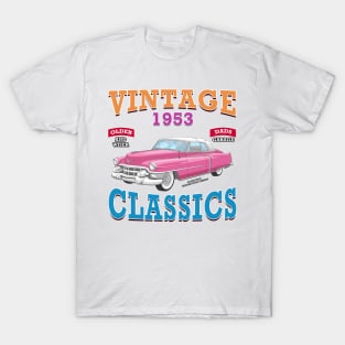 Vintage Classic Car Garage Hot Rod Novelty Gift T-Shirt